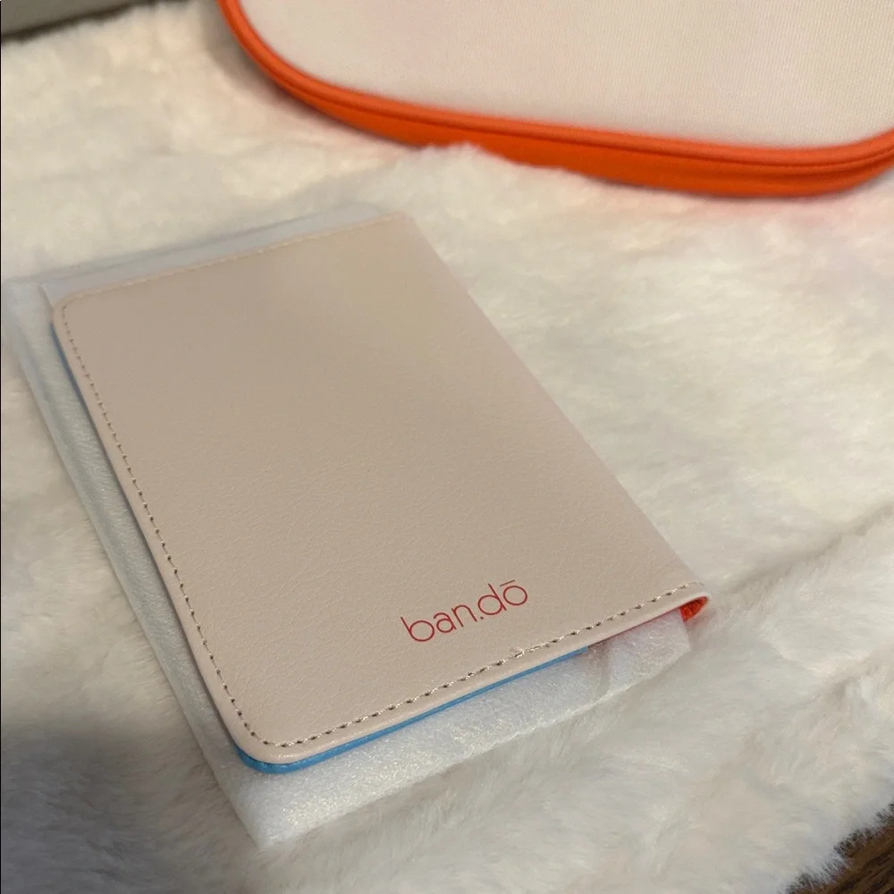 Ban.do Mobile Desk Pouch and Passport Holder Set I'd Rather‎ Be Flying NEW